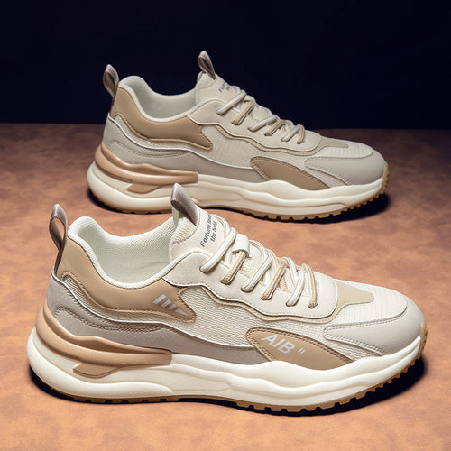 Damen Modische Sneaker mit dämpfender Sohle und atmungsaktivem Mesh-Obermaterial EB