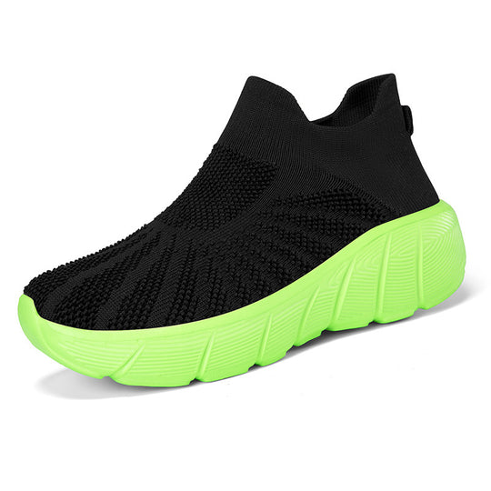 Damen Atmungsaktive Strick-Sneaker mit flexiblem Sohlenprofil EB