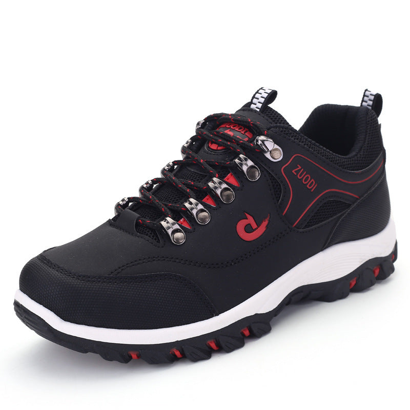 Herren robuste Trail‑Trekking‑Sneaker mit verstärkter Zehenkappe, Metallösen und multidirektionaler Profilsohle EB