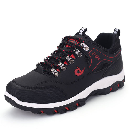 Herren robuste Trail‑Trekking‑Sneaker mit verstärkter Zehenkappe, Metallösen und multidirektionaler Profilsohle EB