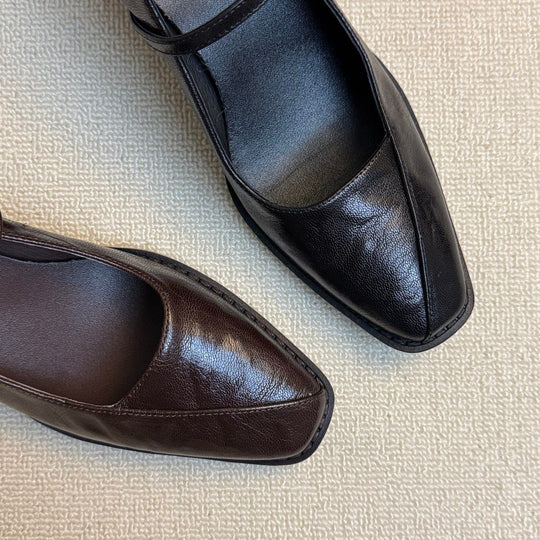 Damen elegante Riemchen-Ballerinas mit komfortabler Fußbettstruktur EB
