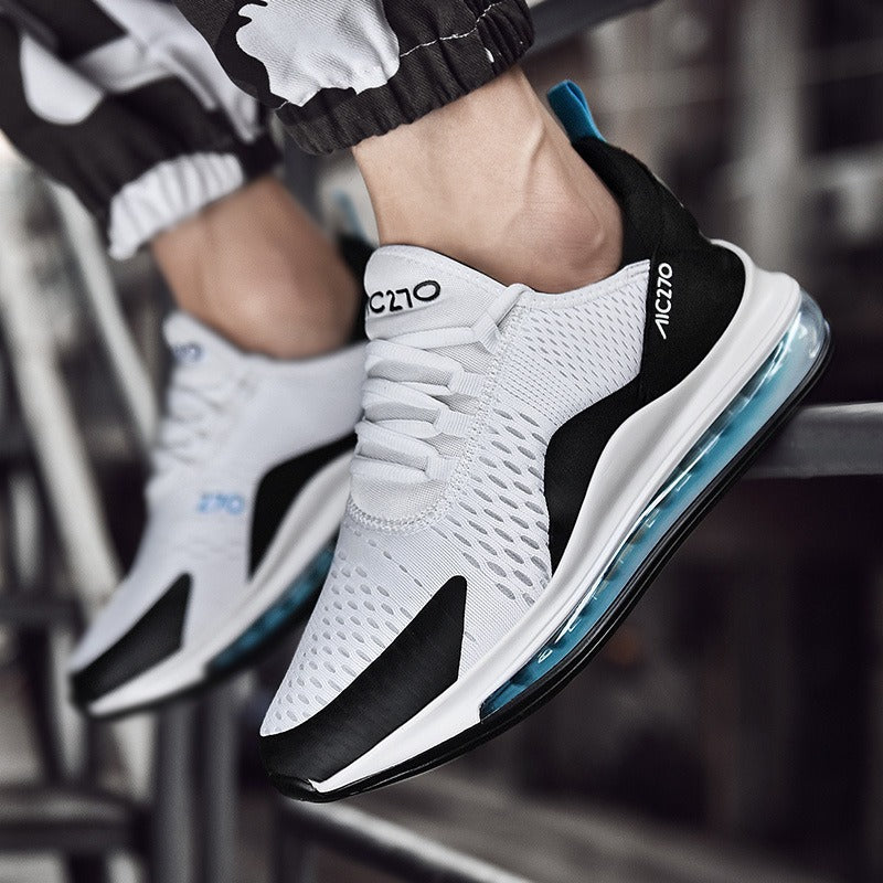 Herren moderne Air‑Cushion City‑Run Sneaker mit belüfteter Mesh‑ und TPU‑Stützstruktur EB