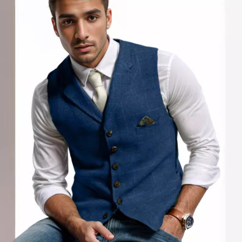 Herren elegante Weste im modernen Stil EB