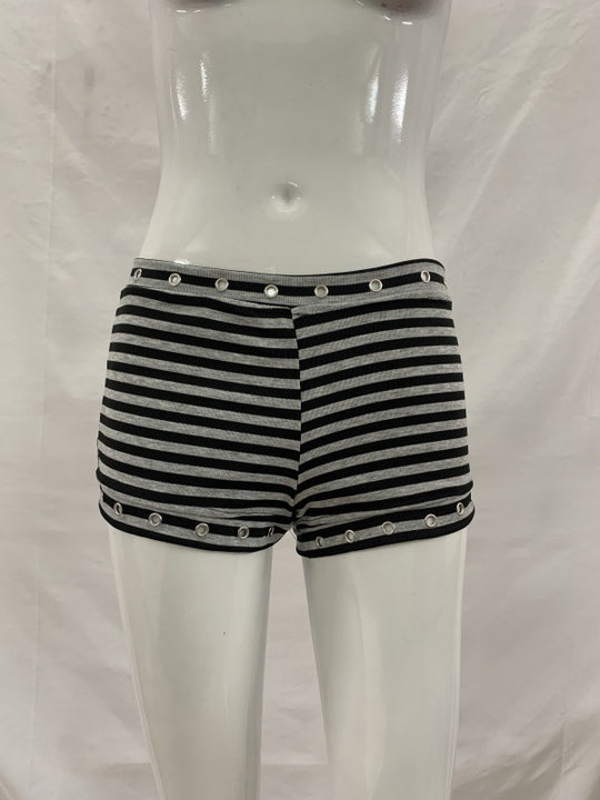Damen Hipster Shorts mit modischem Streifenmuster EB
