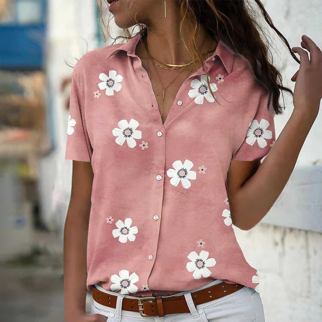 Damen Bluse mit floralem Design EB