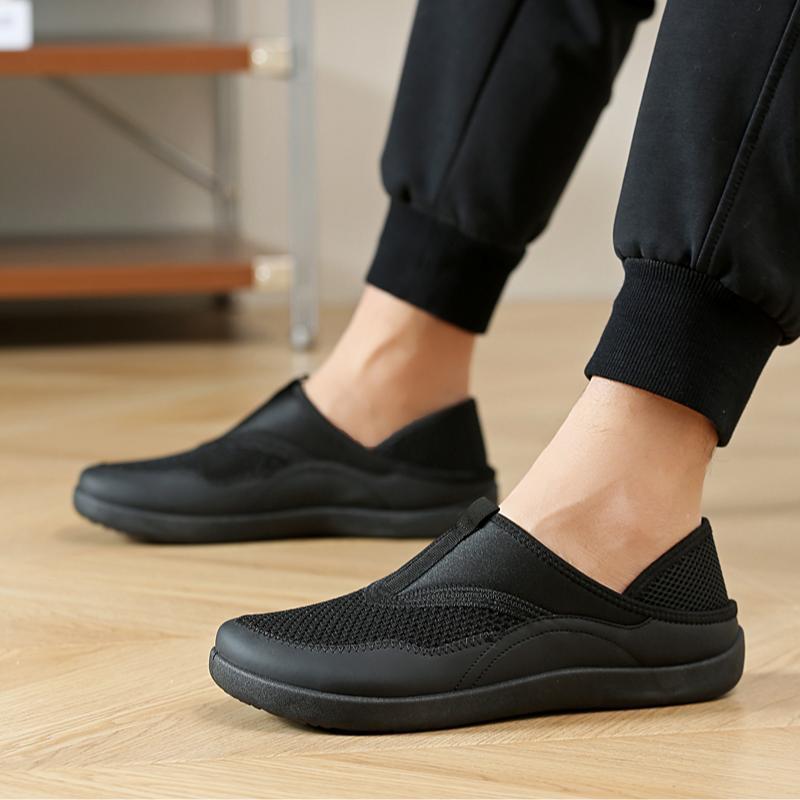 Damen Leichte und luftige Slip-On Freizeitschuhe mit atmungsaktiver Oberfläche EB