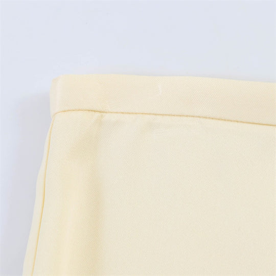 Damen elegante Palazzo-Hose mit zartem Spitzenbesatz EB