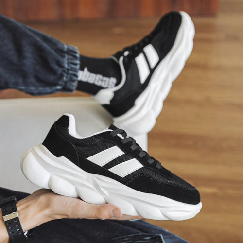 Damen Sportliche Sneakers mit atmungsaktiver Mesh-Oberfläche und dämpfender Sohle EB