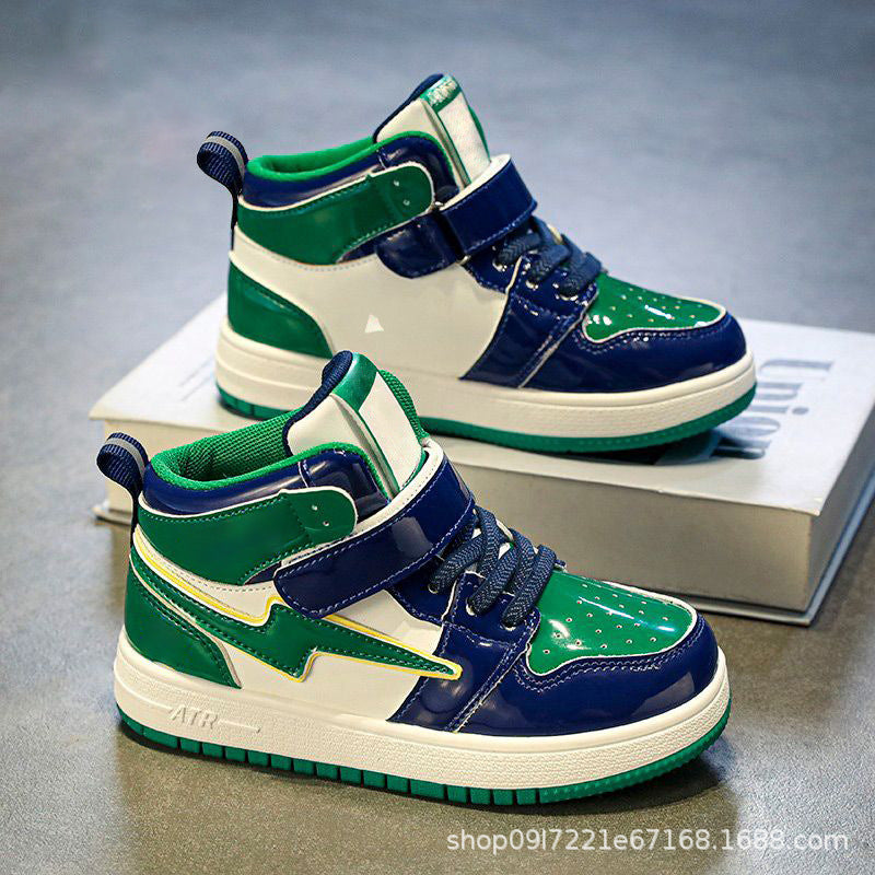 Damen Hohe Sneakers mit verstellbarem Klettverschluss und sportlichem Design EB