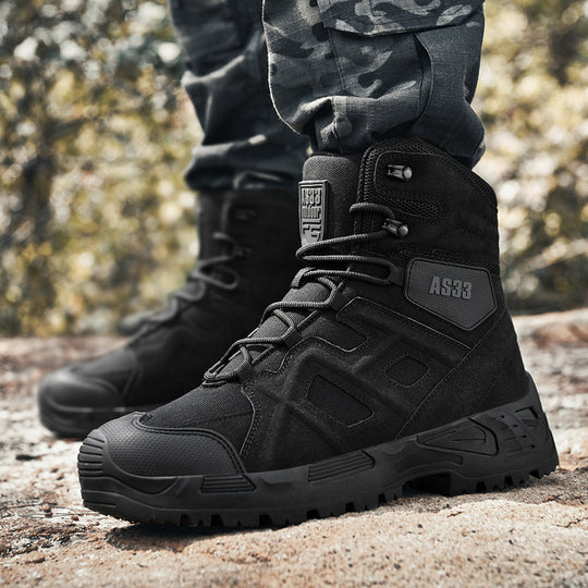 Herren strapazierfähige Tactical Boots mit hohem Schutz und rutschfester Sohle EB