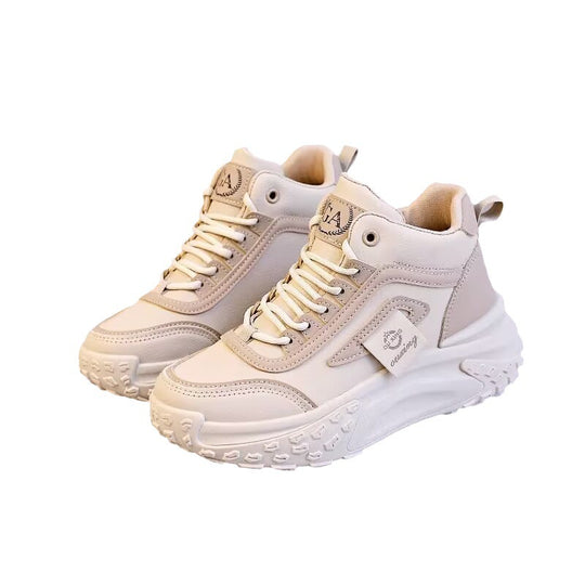 Damen Sportliche High-Top Sneakers mit dämpfender Sohle und robuster Profilierung EB