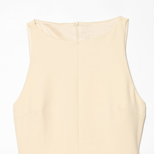 Damen Sommerkleid mit schwingendem Volant und figurbetonter Silhouette EB