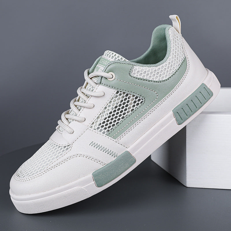 Damen Atmungsaktive Sportsneaker mit elastischem Mesh-Obermaterial und stoßdämpfender Sohle EB