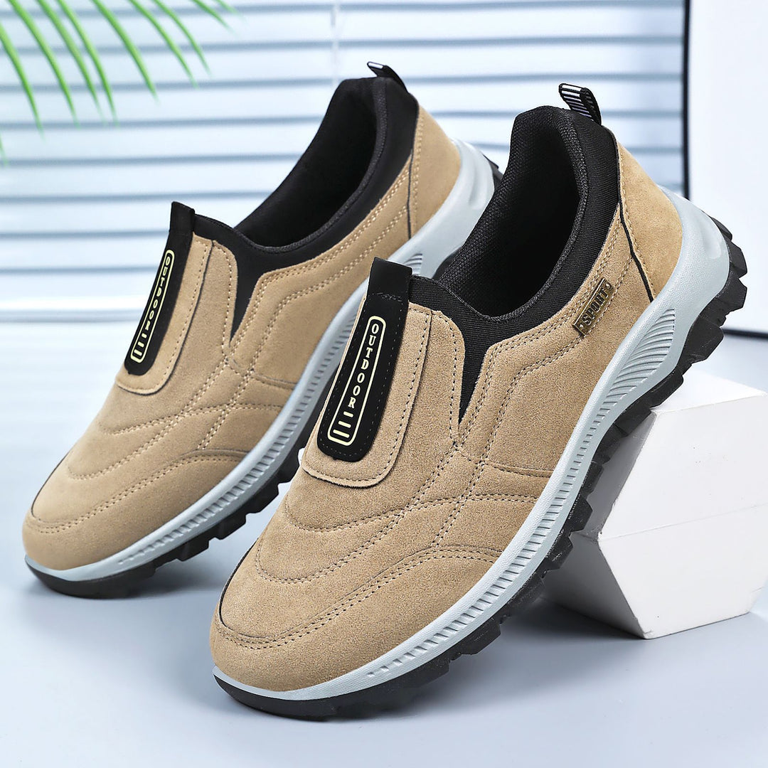 Damen Komfortable Slip-On Sportschuhe mit dämpfender Sohle EB