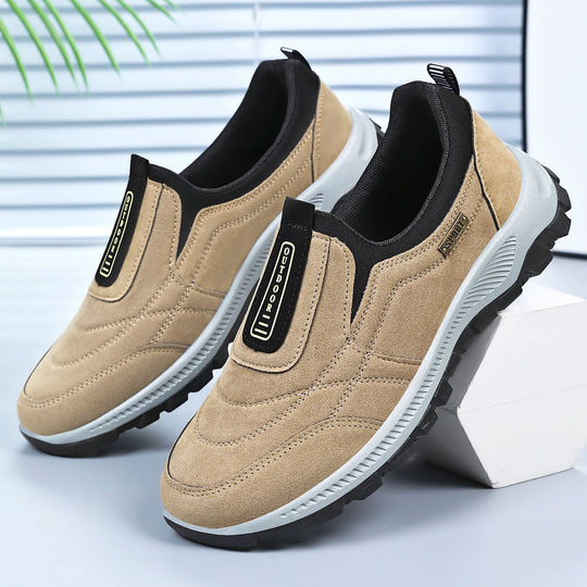 Damen Komfortable Slip-On Sportschuhe mit dämpfender Sohle EB