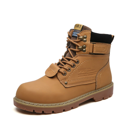 Damen robuste Schnürstiefel mit wasserdichtem Obermaterial EB