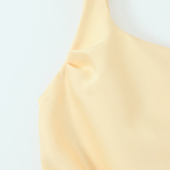 Damen Maxikleid mit elegantem Quadrat-Ausschnitt und raffinierten Drapierungen EB