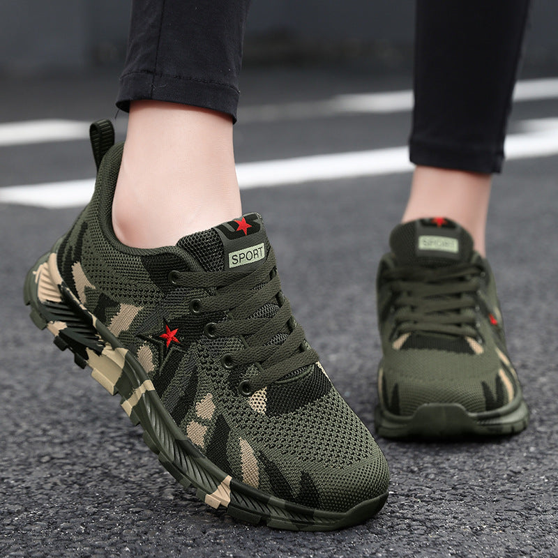 Damen Atmungsaktive Sport-Sneaker mit flexiblem Design und rutschfester Sohle EB