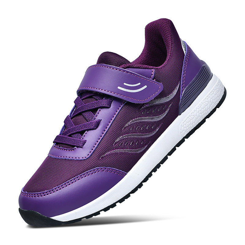 Damen Sportliche Sneakers mit verstellbarem Klettverschluss und atmungsaktiver Oberflächenstruktur EB