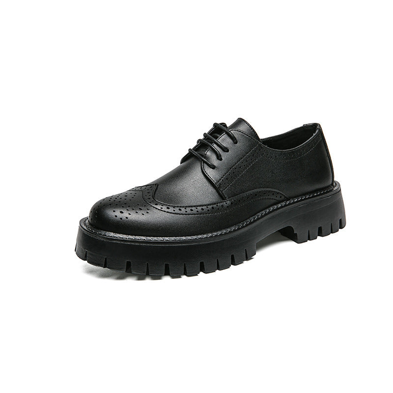 Herren Schnürschuhe mit modischem Broguemuster von EB