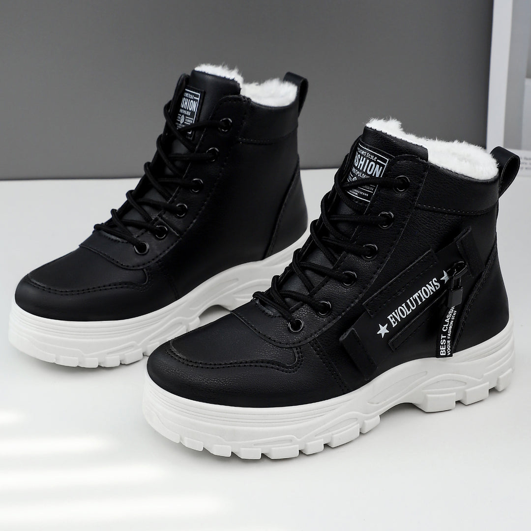 Damen Modische Winterstiefel mit komfortabler Isolierung und rutschfester Sohle EB
