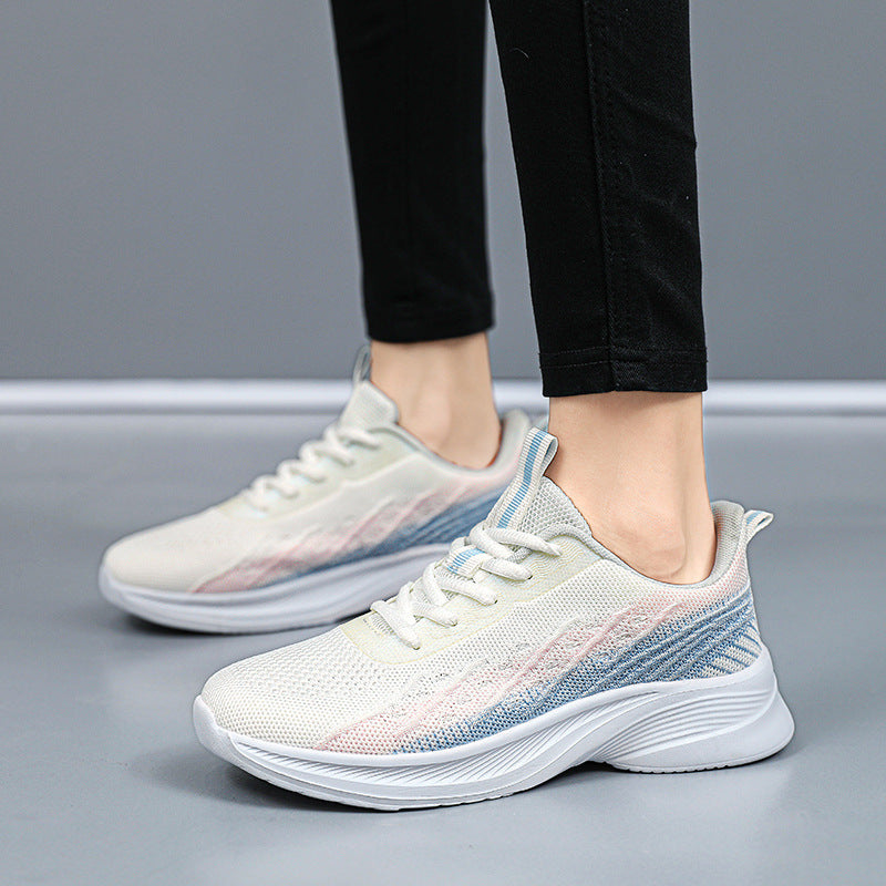 Damen Sportliche Laufschuhe mit atmungsaktiver Struktur und flexibler Sohle EB
