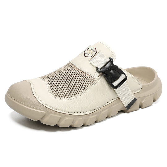 Damen Komfortable und luftige Clogs mit verstellbarem Riemen EB