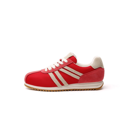 Damen Retro-Laufsneaker mit eleganter Wildleder-Applikation EB