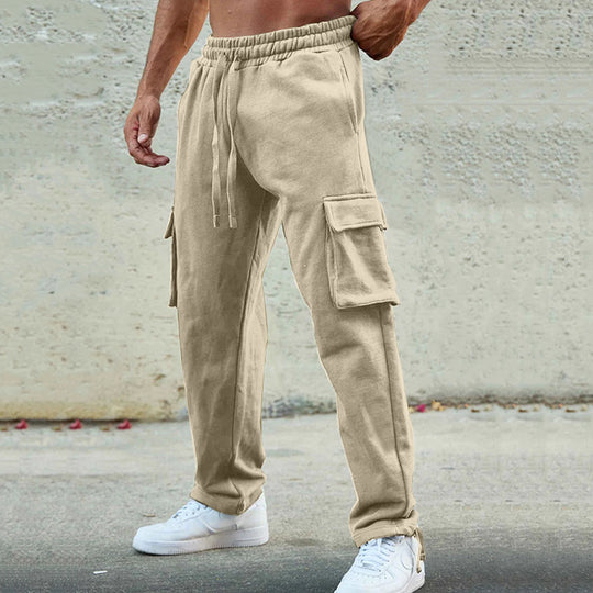 Herren Cargo-Jogginghose mit verstellbarem Bund und praktischen Seitentaschen EB
