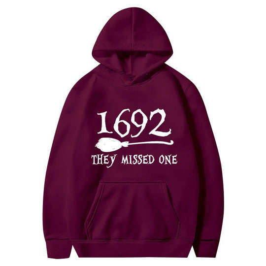 Damen Kapuzenpullover mit kreativem Halloween-Motiv und lockerer Passform EB