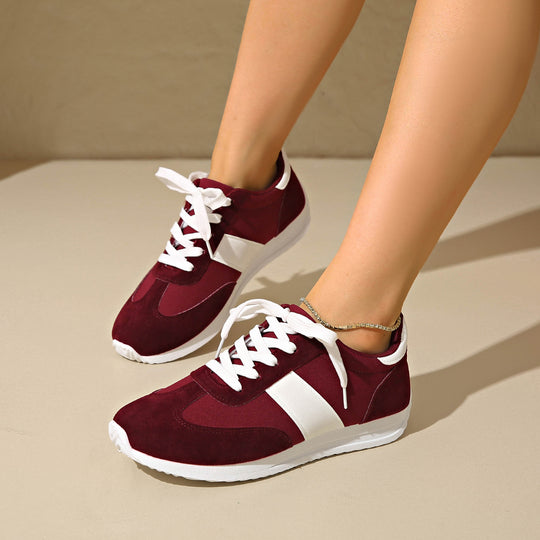 Damen Sportliche Freizeitsneaker mit atmungsaktiver Sohle EB