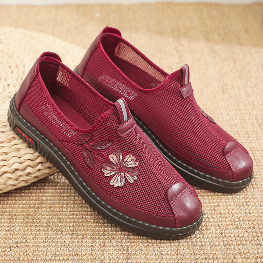 Damen Atmungsaktive Freizeitschuhe mit floralem Design EB