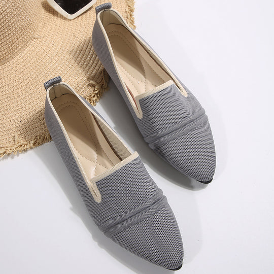 Damen elegante Slipper mit atmungsaktivem Obermaterial EB