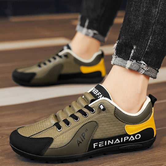 Damen Sportliche Freizeit Sneakers mit atmungsaktivem Obermaterial und rutschfester Sohle EB