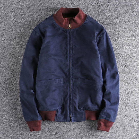 Damen Übergangsjacke mit hohem Kragen und praktischen Taschen EB
