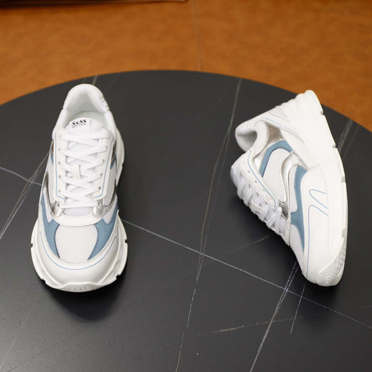 Damen Sportliche Dämpfungs Sneakers mit atmungsaktiver Oberflächenstruktur und modernem Design EB