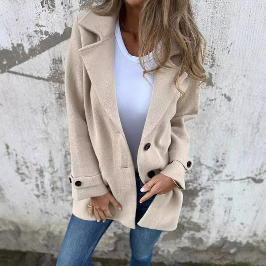 Damen schicker Wollmantel EB