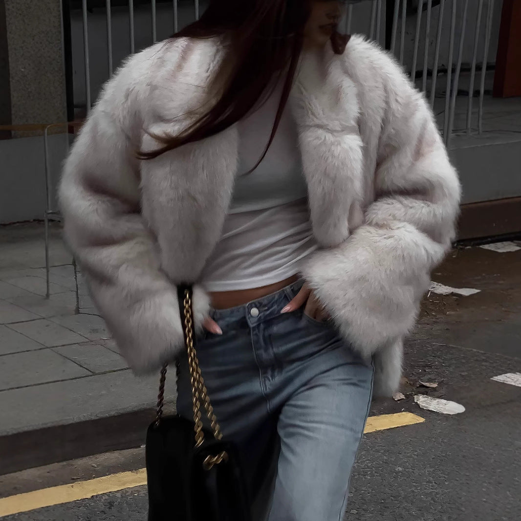 Damen Plüschjacke EB