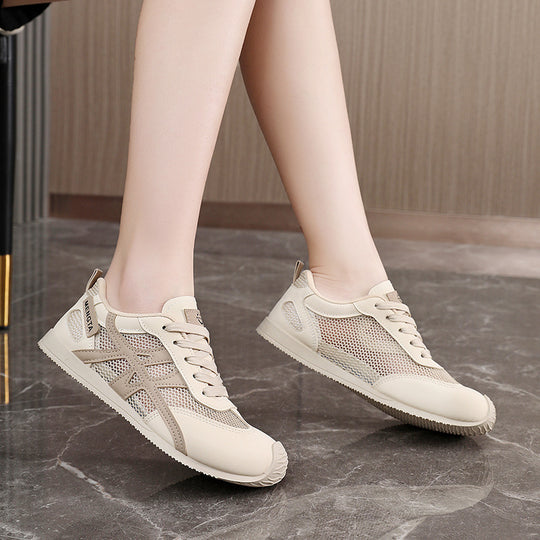 Damen Sportliche Freizeitschuhe mit atmungsaktivem Obermaterial und rutschfester Laufsohle EB