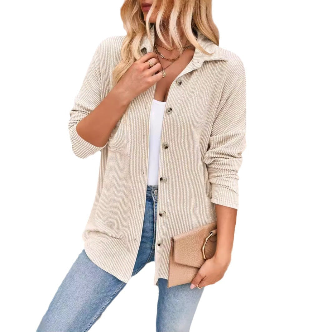 Damen lässige und elegante Strickjacke EB