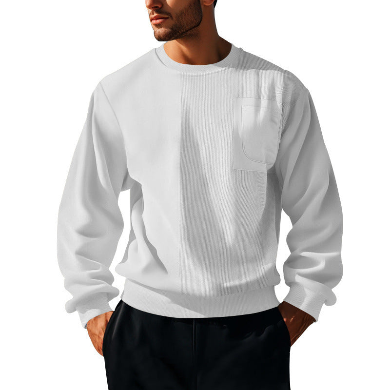 Herren Sweatshirt mit strukturierter Front EB