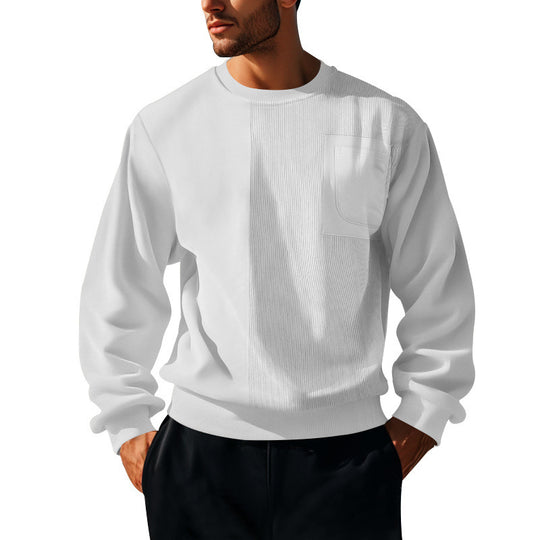 Herren Sweatshirt mit strukturierter Front EB