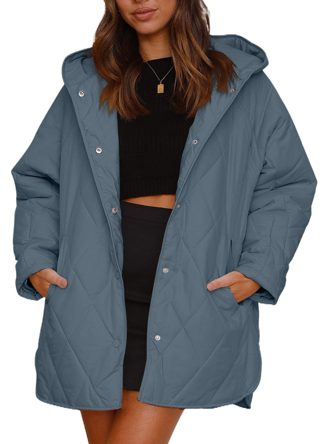 EB | Gepolsterte Jacke mit Klassischem Druck