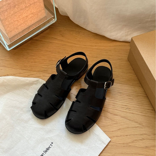 Damen Komfortable Sandalen mit verstellbarem Riemendesign und atmungsaktiver Struktur EB