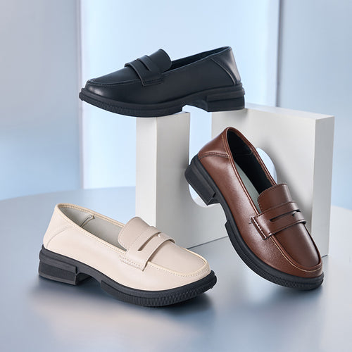 Damen elegante Mokassins mit rutschfester Sohle EB