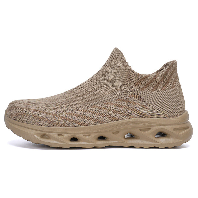 Damen Atmungsaktive Slip-On Laufschuhe mit flexibler Sohle EB