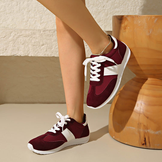 Damen Sportliche Freizeitsneaker mit atmungsaktiver Sohle EB