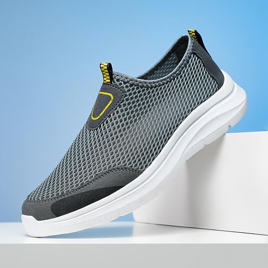 Damen Atmungsaktive Slip-On Sneakers mit flexiblem Netzdesign EB