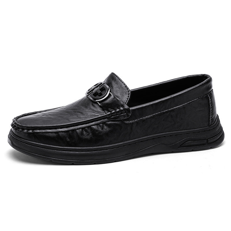 Herren elegante Mokassins mit modischem Design und hochwertigem Lederoberteil EB