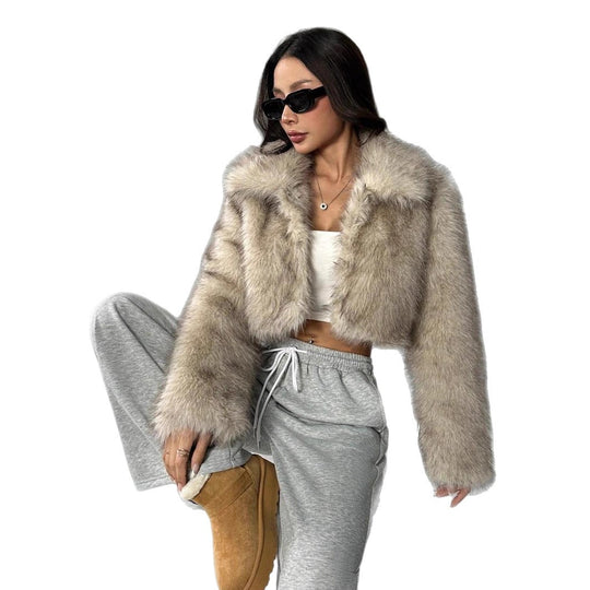 Damen Kunstpelzjacke EB